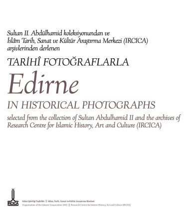 Edirne in historical photographs