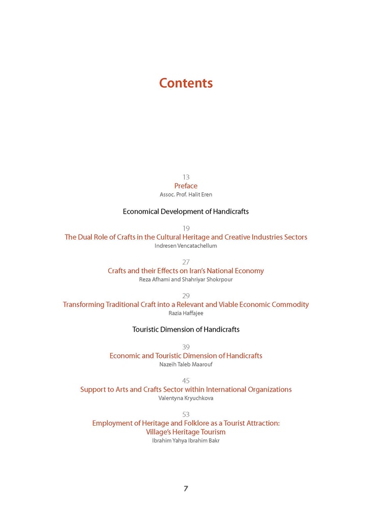 Features, Characteristics and Cultural and Economic Contribution of Arts and Handicrafts