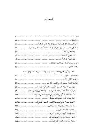 Glimpses on the Two Holy Sites in Al-Quds and Al-Khalil from the Surre Register and other Ottoman documents