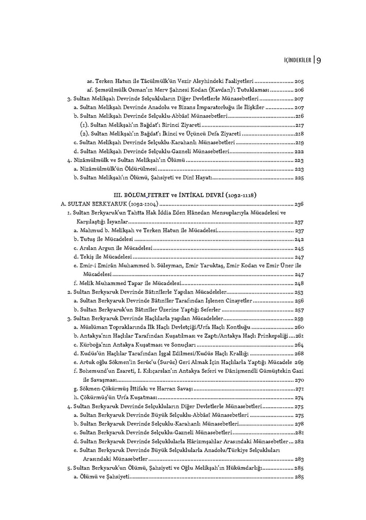 The Great Seljuk Empire (1040-1157) (Political History, Organization and Administration)