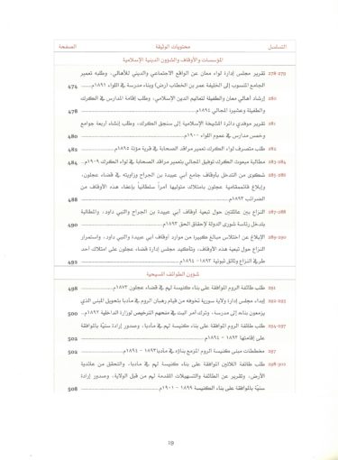 Jordan in Ottoman Archive Documents