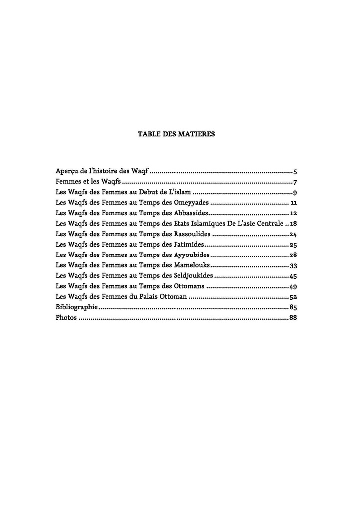 Women’s Waqfs in Islamic Civilisation