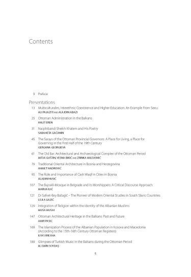 Proceedings of the Fourth International Congress on Islamic Civilisation in the Balkans