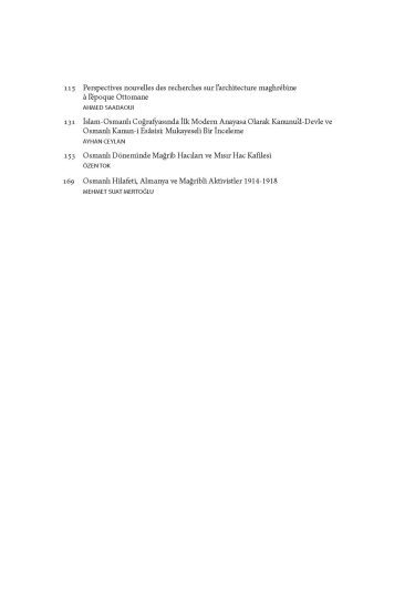 Proceedings of the International Congress on The Maghreb and the Western Mediterranean in the Ottoman Era