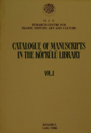  Catalogue Des Manuscrits De La Bibliothèque Koprulu